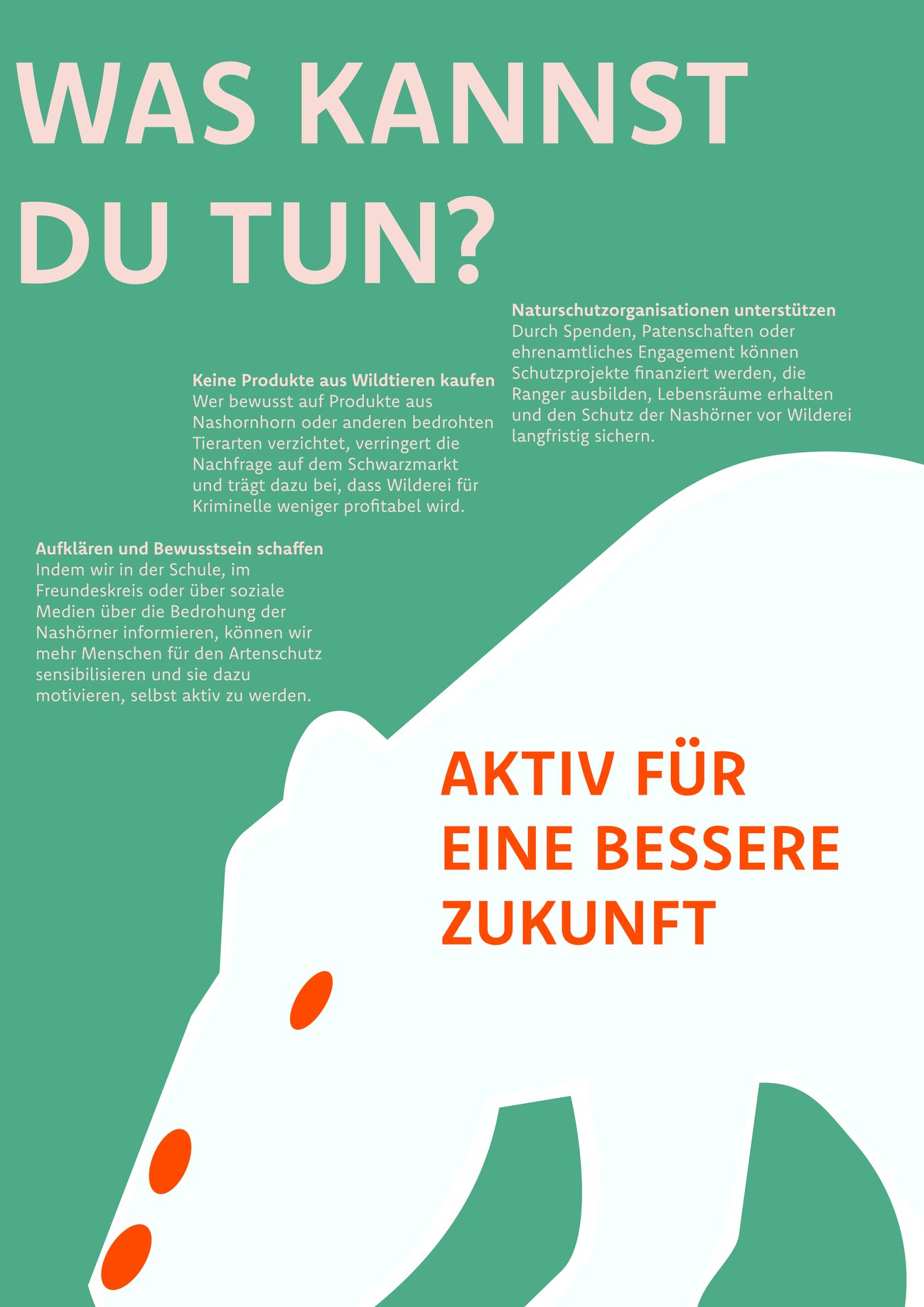 Plakat: Was kannst du tun?