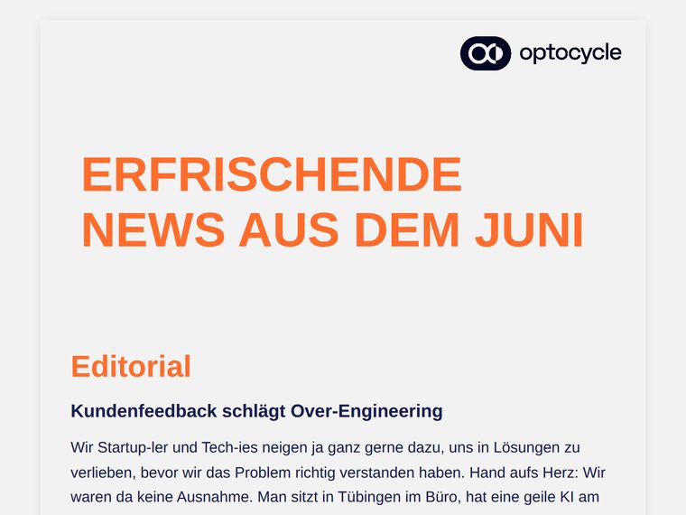 Newsletter & Systemmails